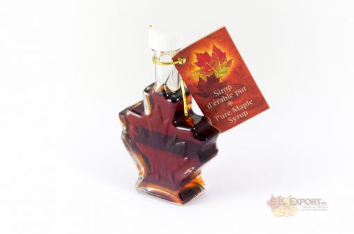 SKExport Maple Syrup Small leaf glass bottel glass